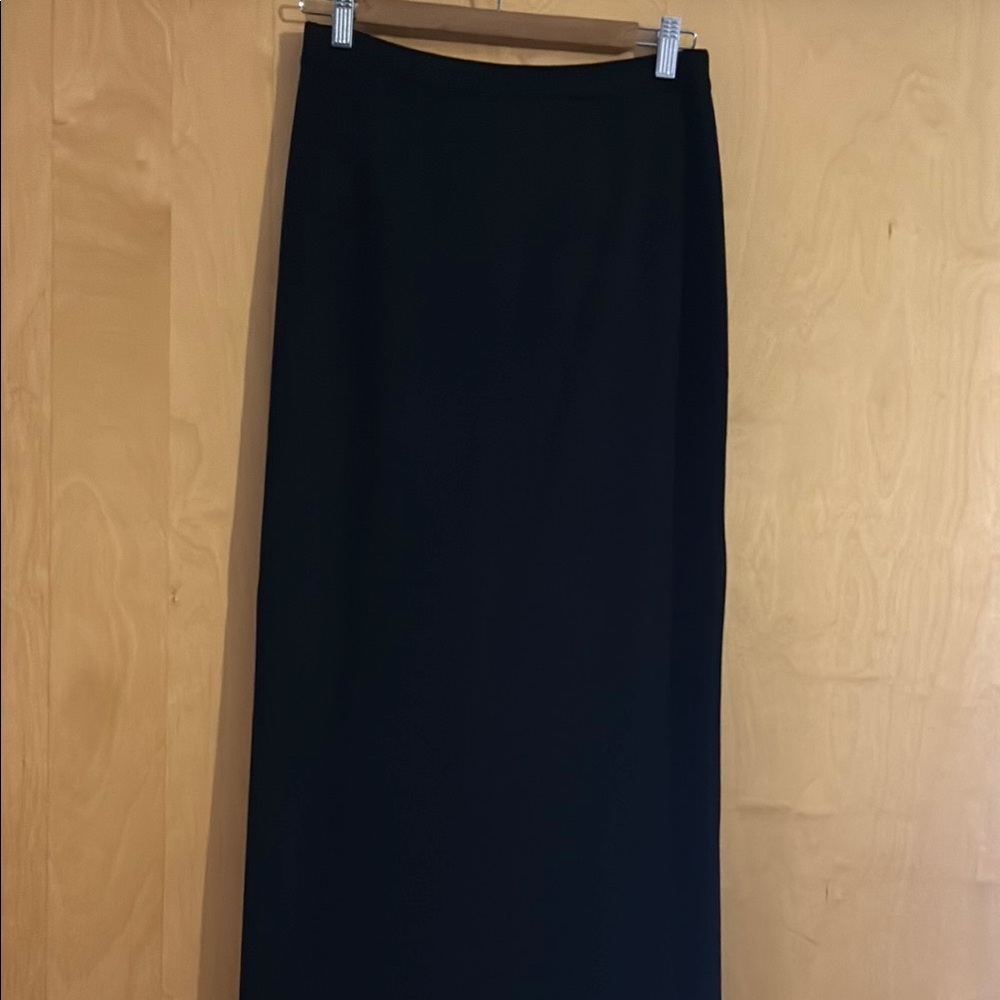 Misook Black Maxi Pencil Skirt for Work